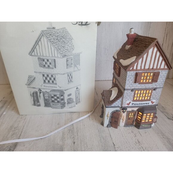 Dept 56 59269 Poulterer Dickens village accessory xmas - Picture 1 of 6